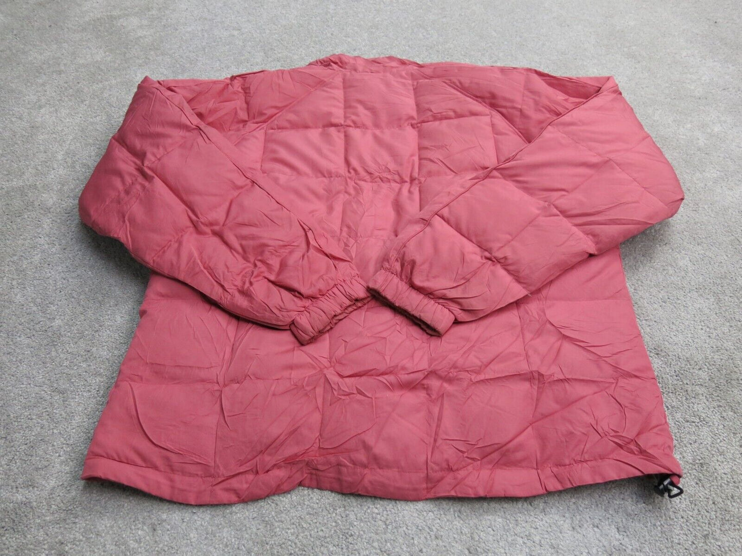 Columbia Womens Puffer Coat Full Zip Up Long Sleeves Mock Neck Pink Size X Large