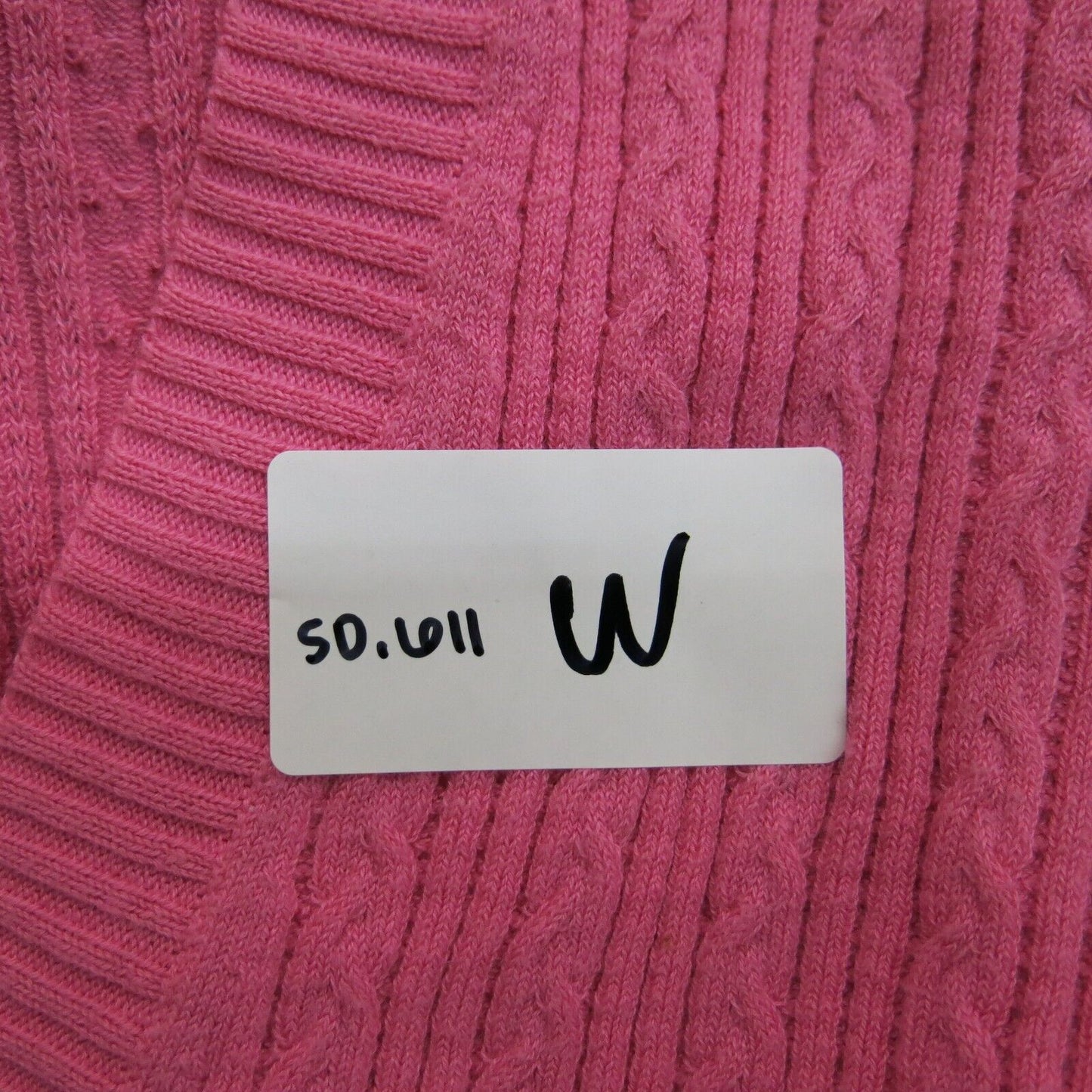 Express Womens Pullover Sweater V Neck Long Sleeves Solid Pink Size Large