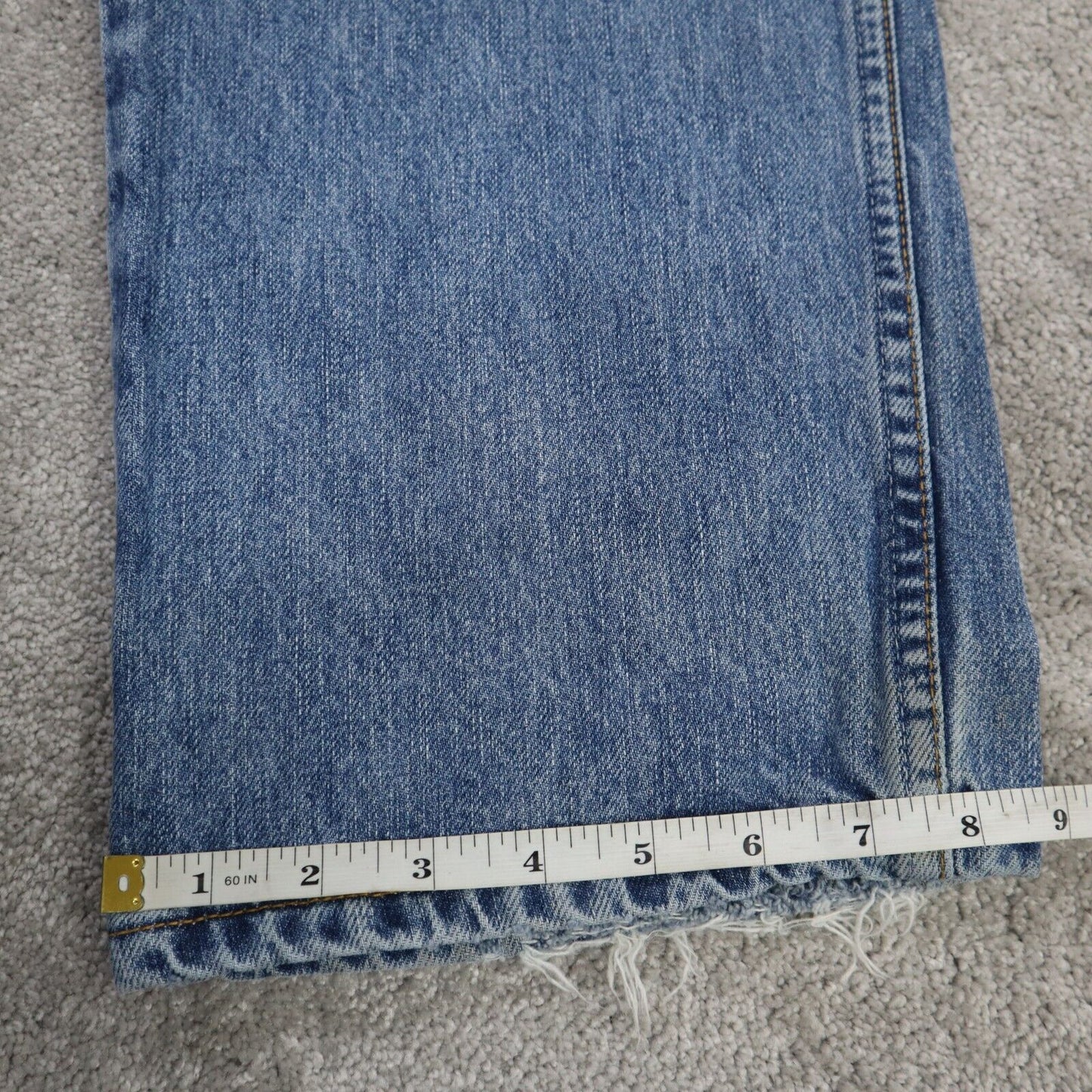 Levi s 505 Jeans Women s Size 36 Blue Stretch Regular Fit Straight Denim Jeans