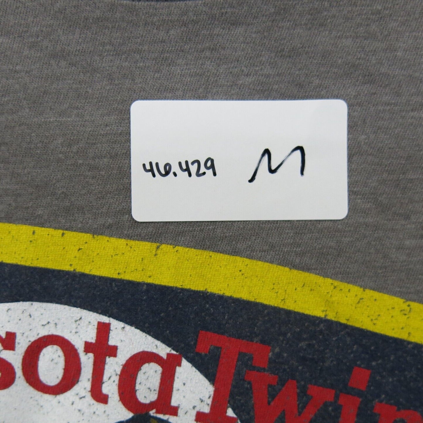 Genuine Merchandise Mens Crew Neck T Shirt Short Sleeves Graphic Tee Gray SZ XL