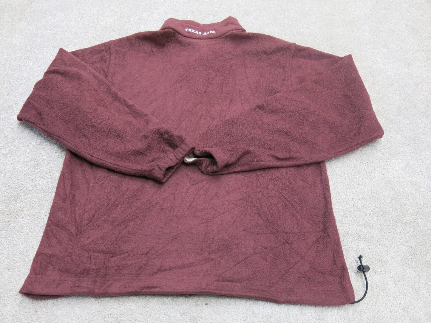 Columbia Sportwear Mens Full Zip Up Jacket Mock Neck Long Sleeves Maroon Size M