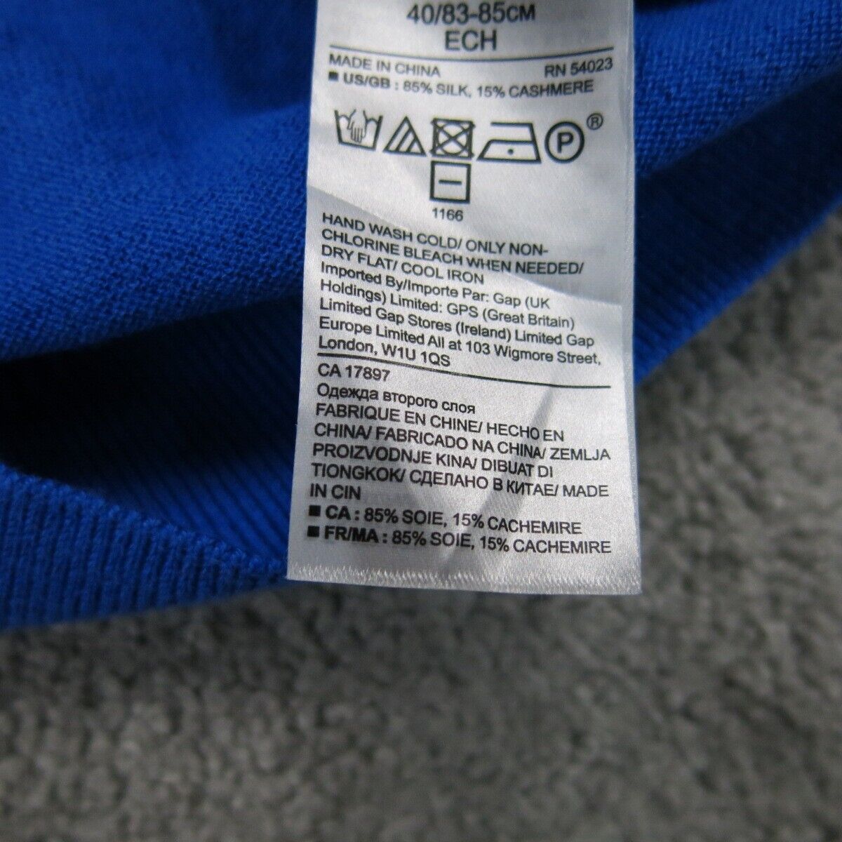 Banana Republic Womens Sweater Knitted Crew Neck Long Sleeve Blue Size X Small