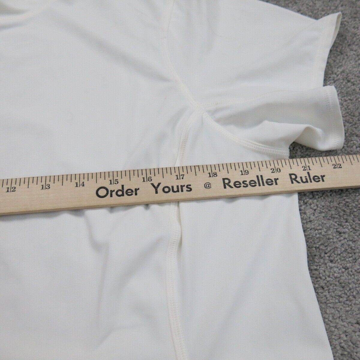 Lands End Womens Pullover T-Shirt Top Crew Neck Short Sleeve White Size X-Large