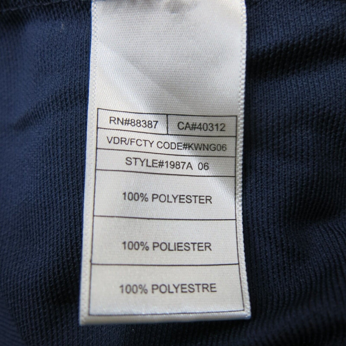 Adidas Mens Polo Shirt Short Sleeves Logo Navy Blue Size X Large