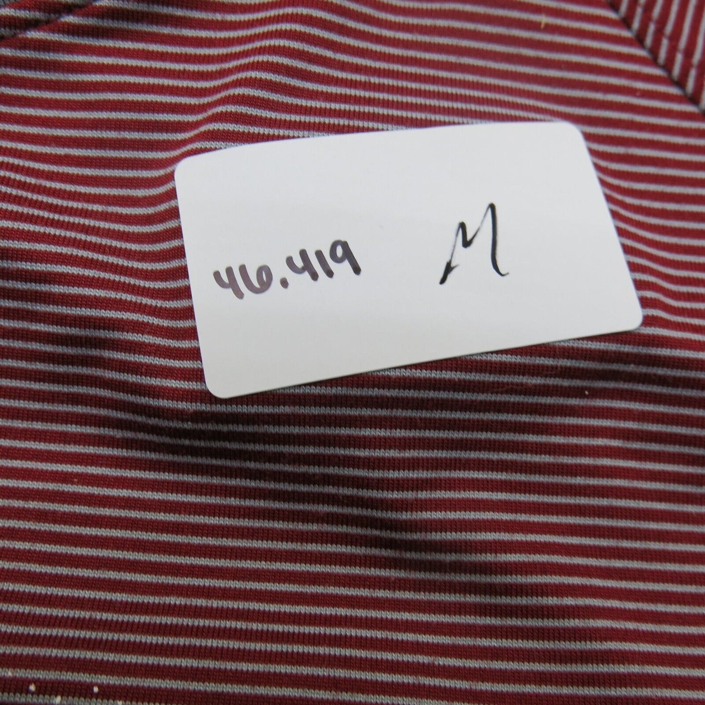 Under Armour Mens Crew Neck T Shirt Short Sleeves Striped Maroon Size X Large