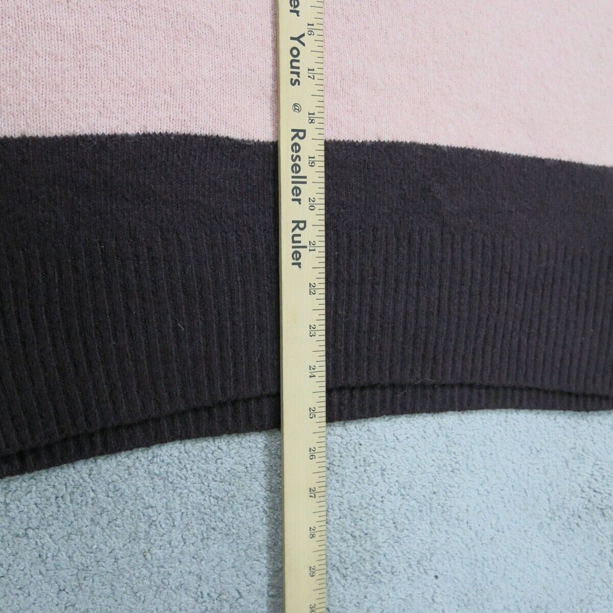 H&M Womens Pullover Sweater Crew Neck Knitted Long Sleeves Pink White Black XXL
