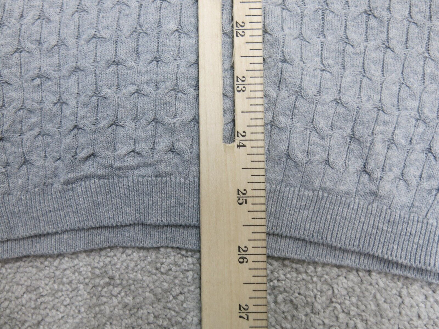 Tommy Hilfiger Mens Pullover Sweatshirt V Neck Long Sleeve Gray Size XXL