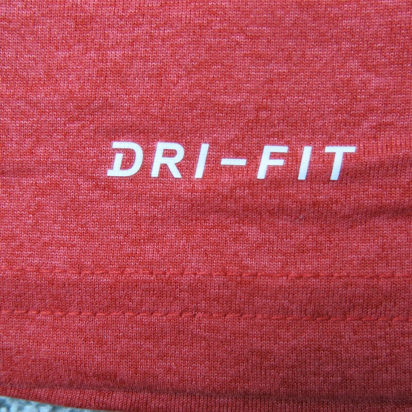 The Nike Tee Dri Fit Mens Crew Neck T Shirt Short Sleeves Logo Solid Red Size XL