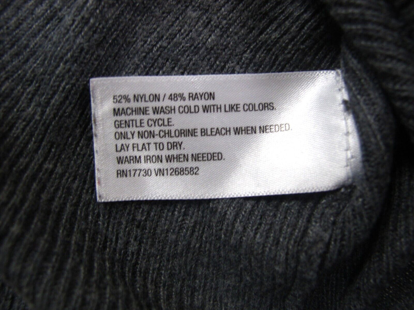 Mossimo Womens Crew Neck Sweater Pullover Long Sleeves Black Size Large