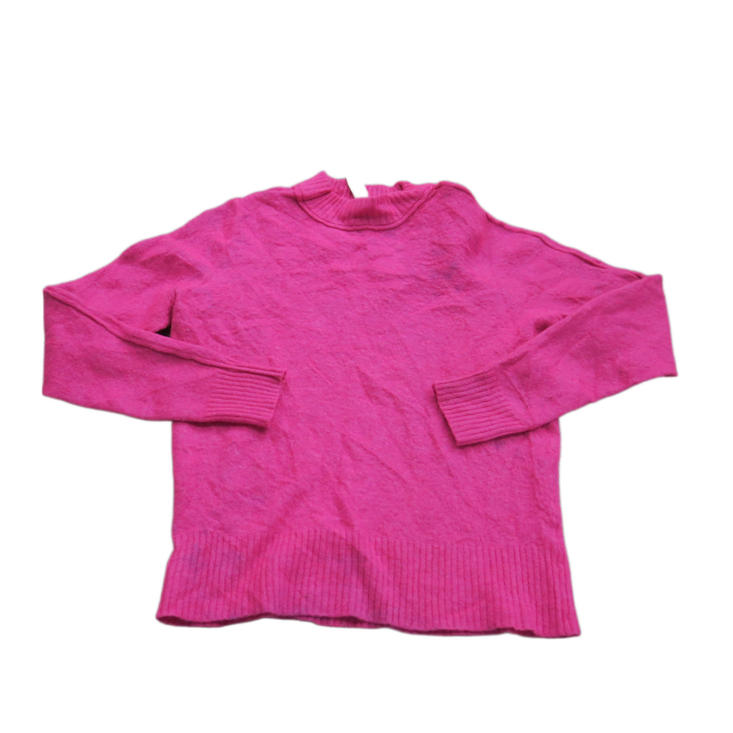 Athleta Womens Sweater Knitted Crew Neck Long Sleeve Hot Pink Size X Small
