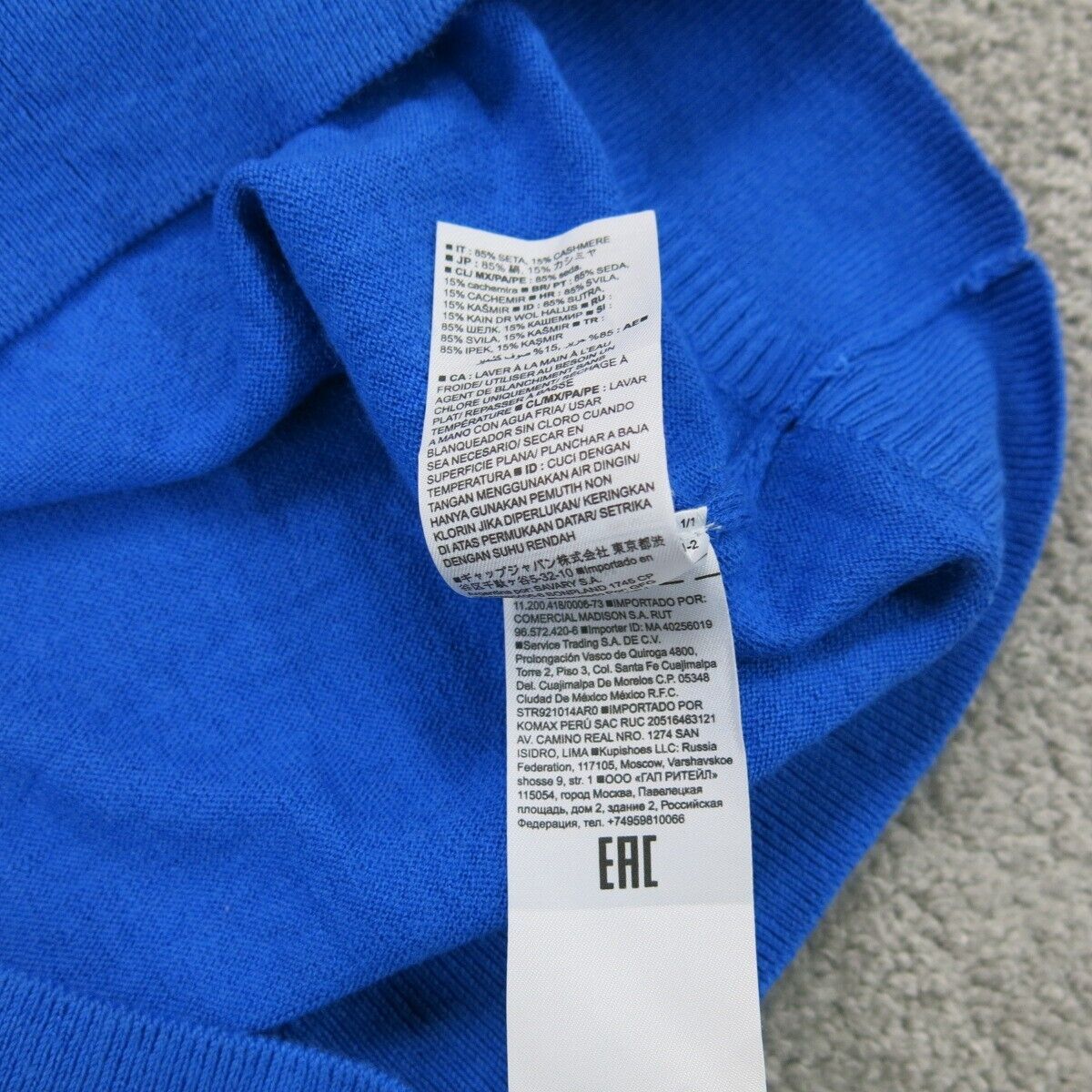 Banana Republic Womens Sweater Knitted Crew Neck Long Sleeve Blue Size X Small
