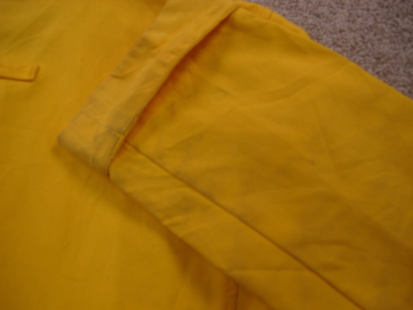 Old Navy Women Blazer Coat Single Breasted Long Sleeves Pockets Yellow Size M
