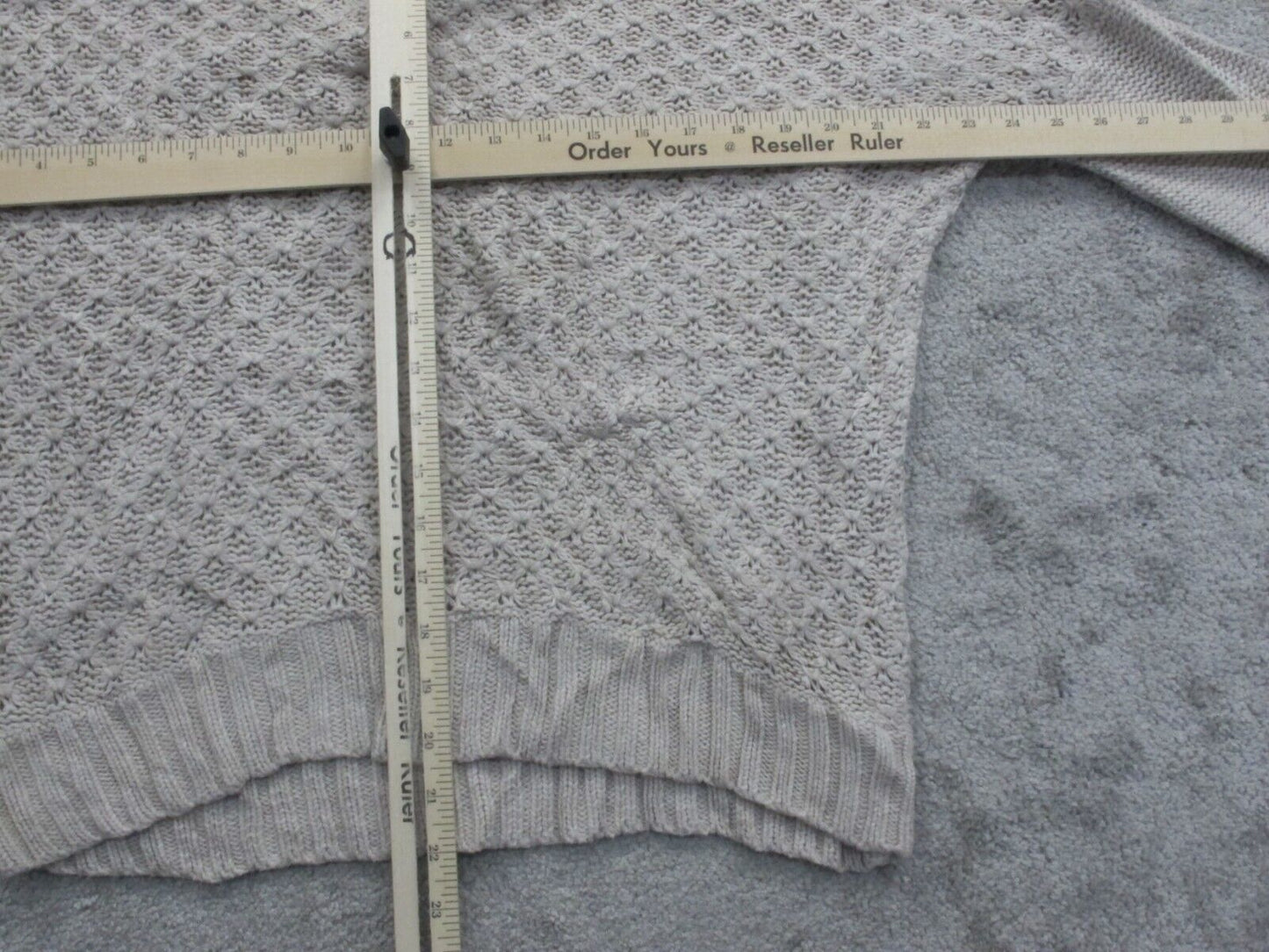 American Eagle Outfitter Womens Pullover Sweater Knitted Long Sleeves Beige SZ M