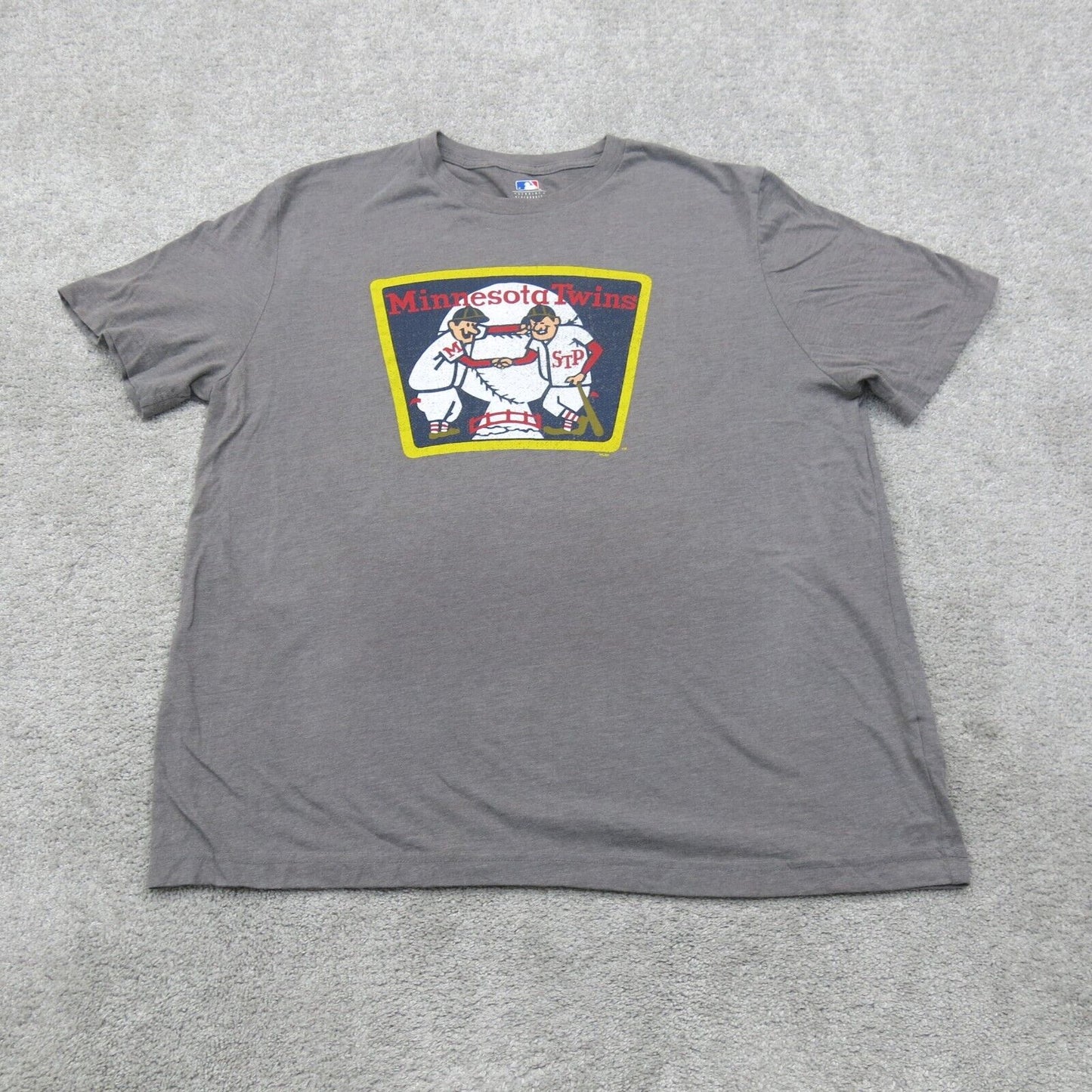 Genuine Merchandise Mens Crew Neck T Shirt Short Sleeves Graphic Tee Gray SZ XL