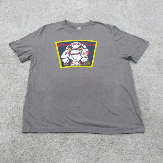 Genuine Merchandise Mens Crew Neck T Shirt Short Sleeves Graphic Tee Gray SZ XL