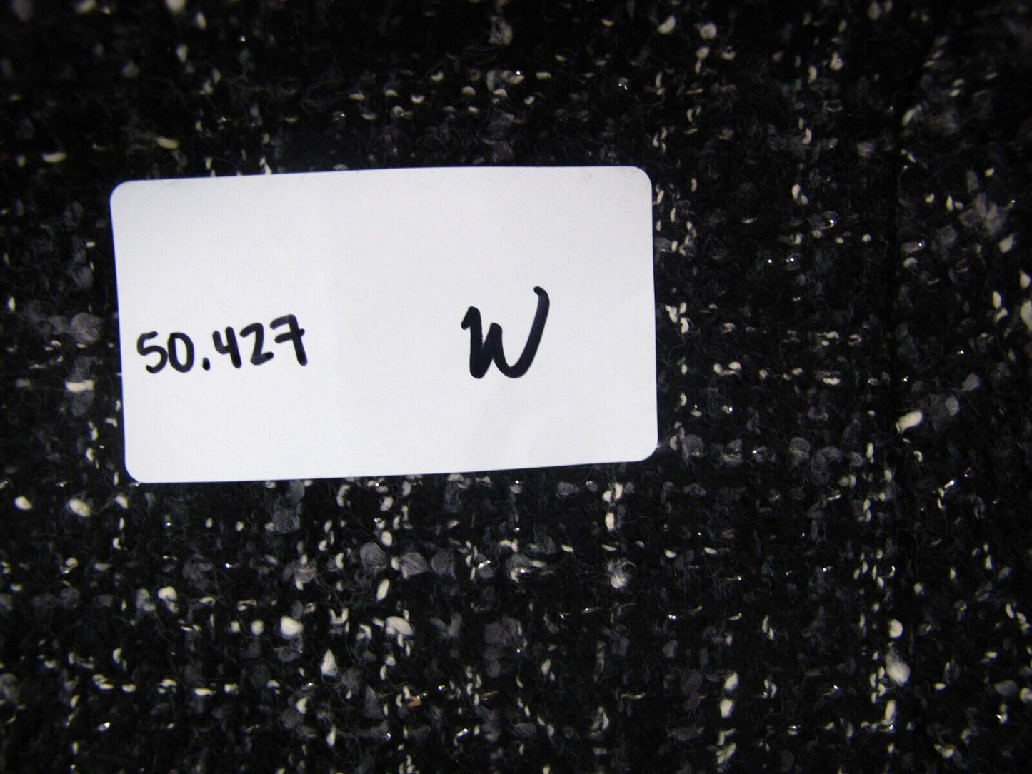 Guess Womens Blazer Coat Half Sleeves Front Button Pockets Tweed Black Size XS