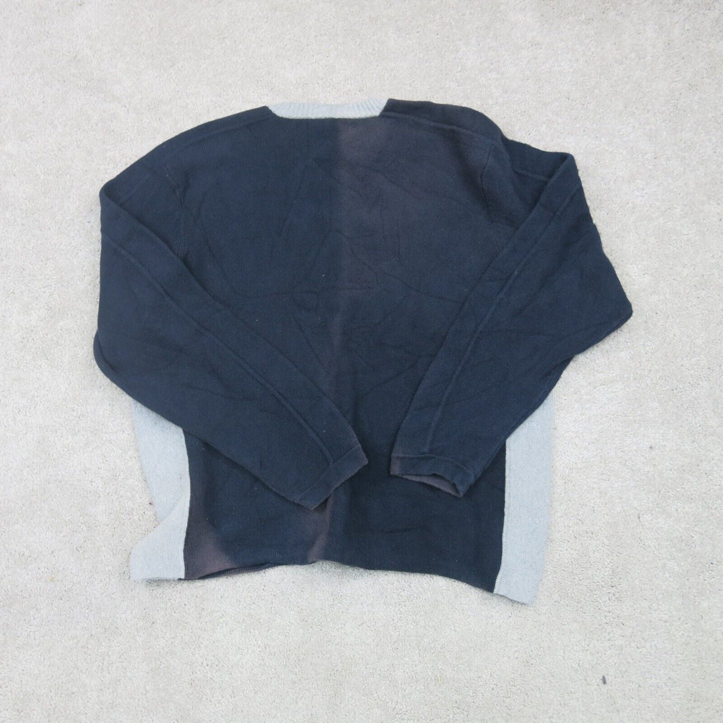 GAP Mens Sweater Crew Neck Knitted Long Sleeves Navy Blue Size X Large