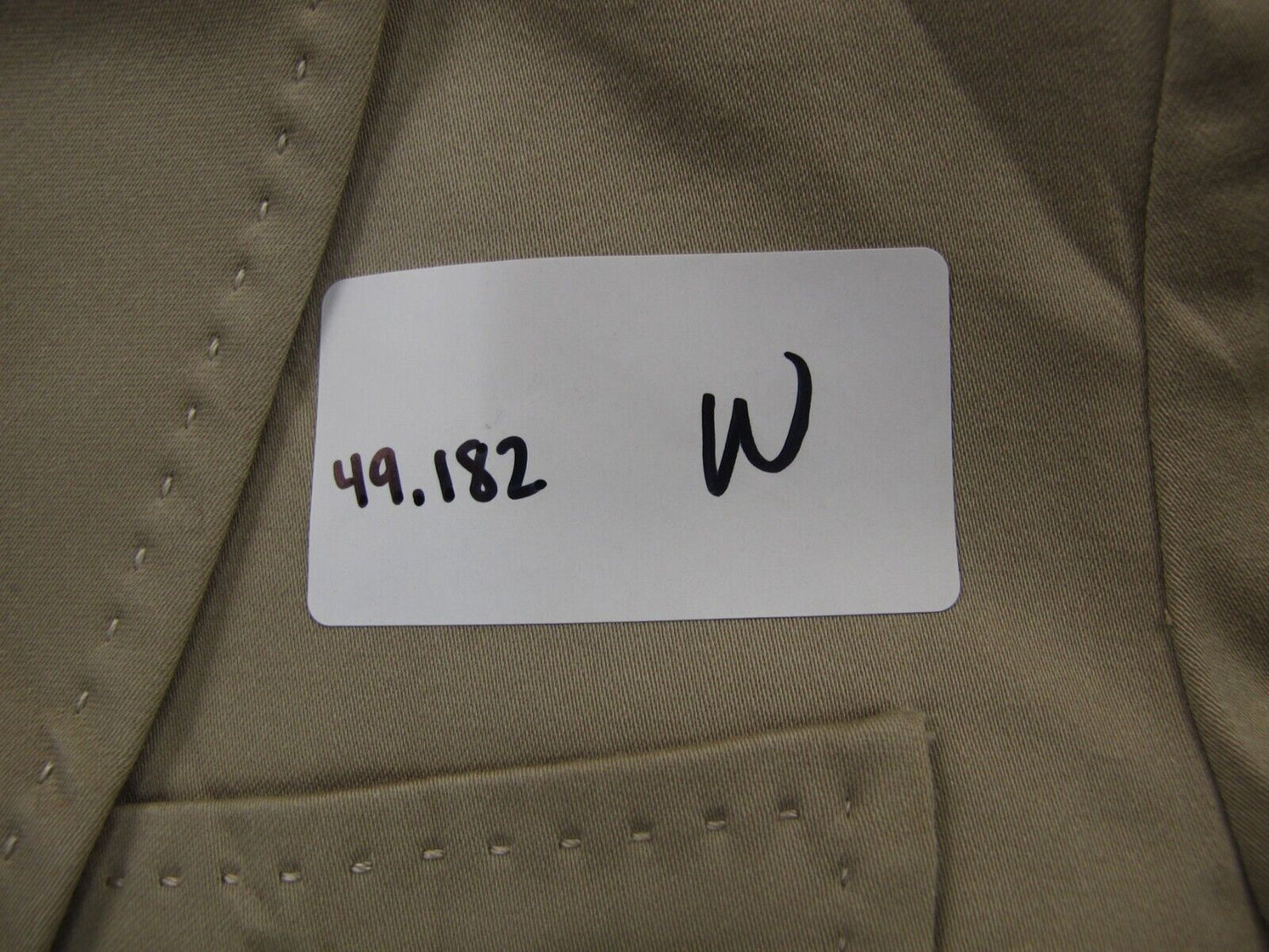 Tahari Womens Pea Coat Double Breasted Long Sleeve Pockets Beige Green Size 10