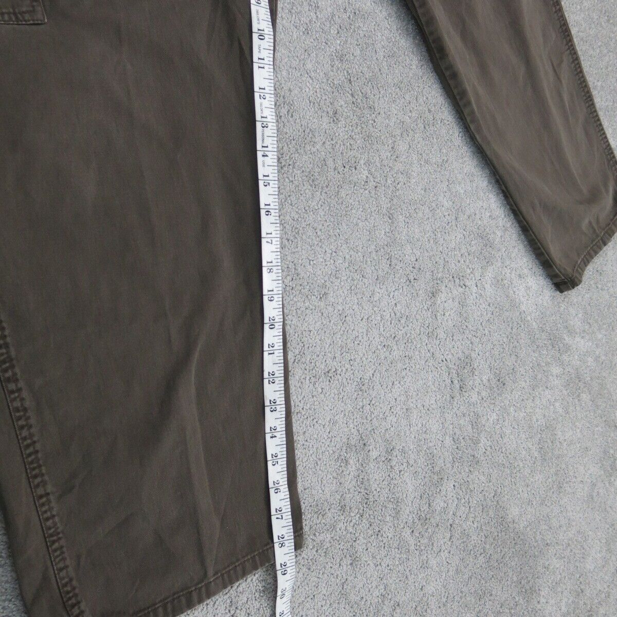 Wrangler Mens Pant High Rise 100% Cotton Cargo Pant Pocket Brown Size W40XL30