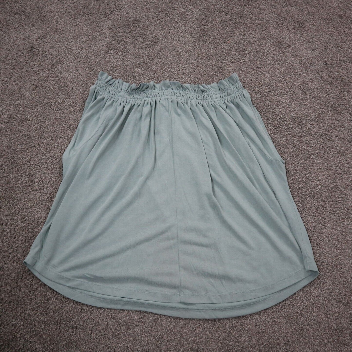 Lucky Brand Womens A Line Skirt Elastic Waist Pull Light Blue Size Small