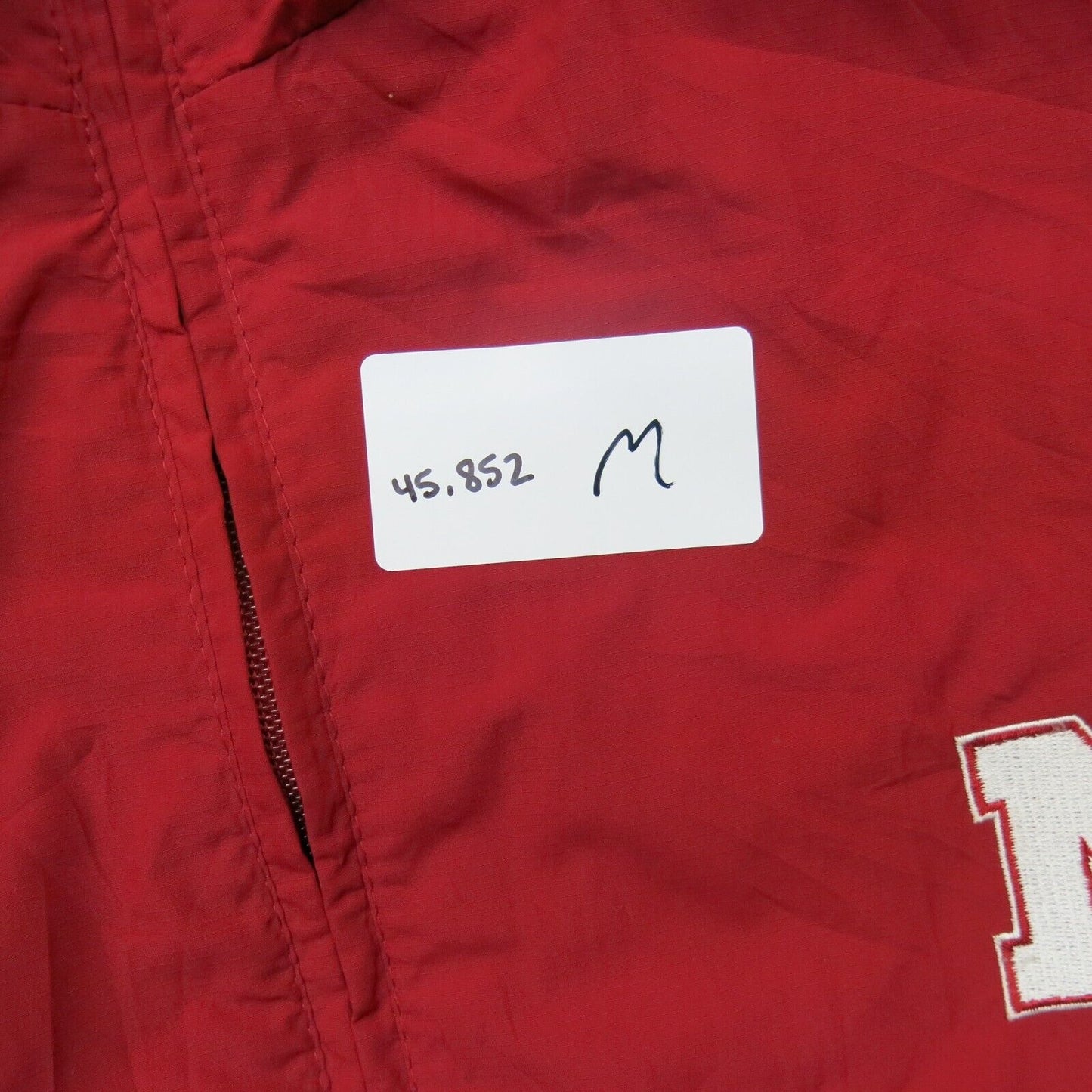 Adidas Mens Track Jacket Full Zip Up Mock Neck Long Sleeves Climalite Red SZ XXL