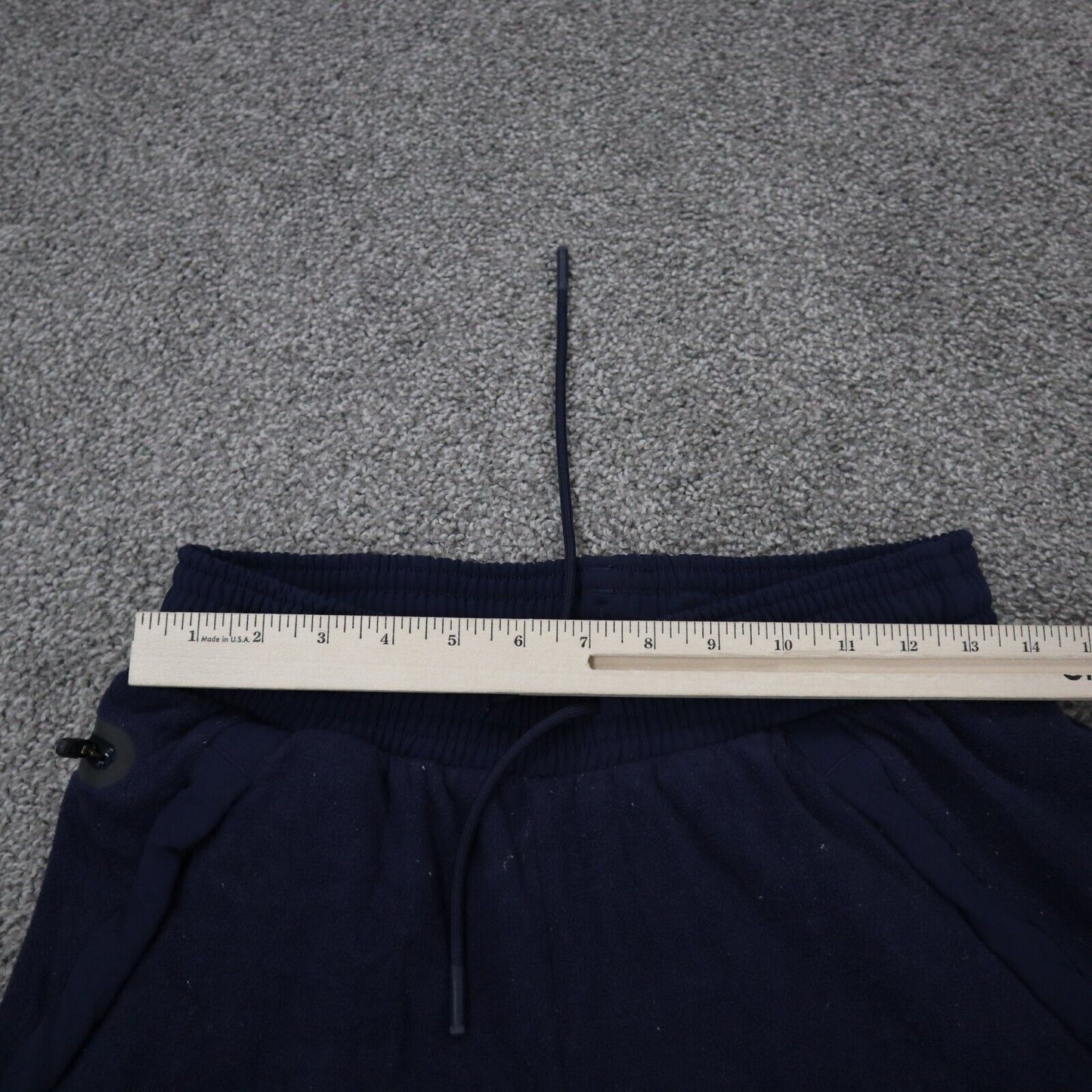 Under Armour Men Sweatpant Elastic Waist Mid Rise Loose Fit Heatgear Blue Size S