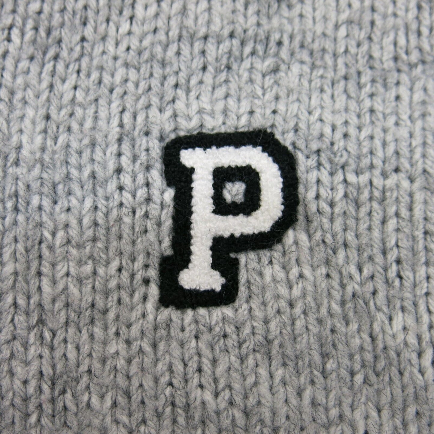 Pink Victoria Secret Women Knitted Sweater Long Sleeve Crew Neck Gray Size Large