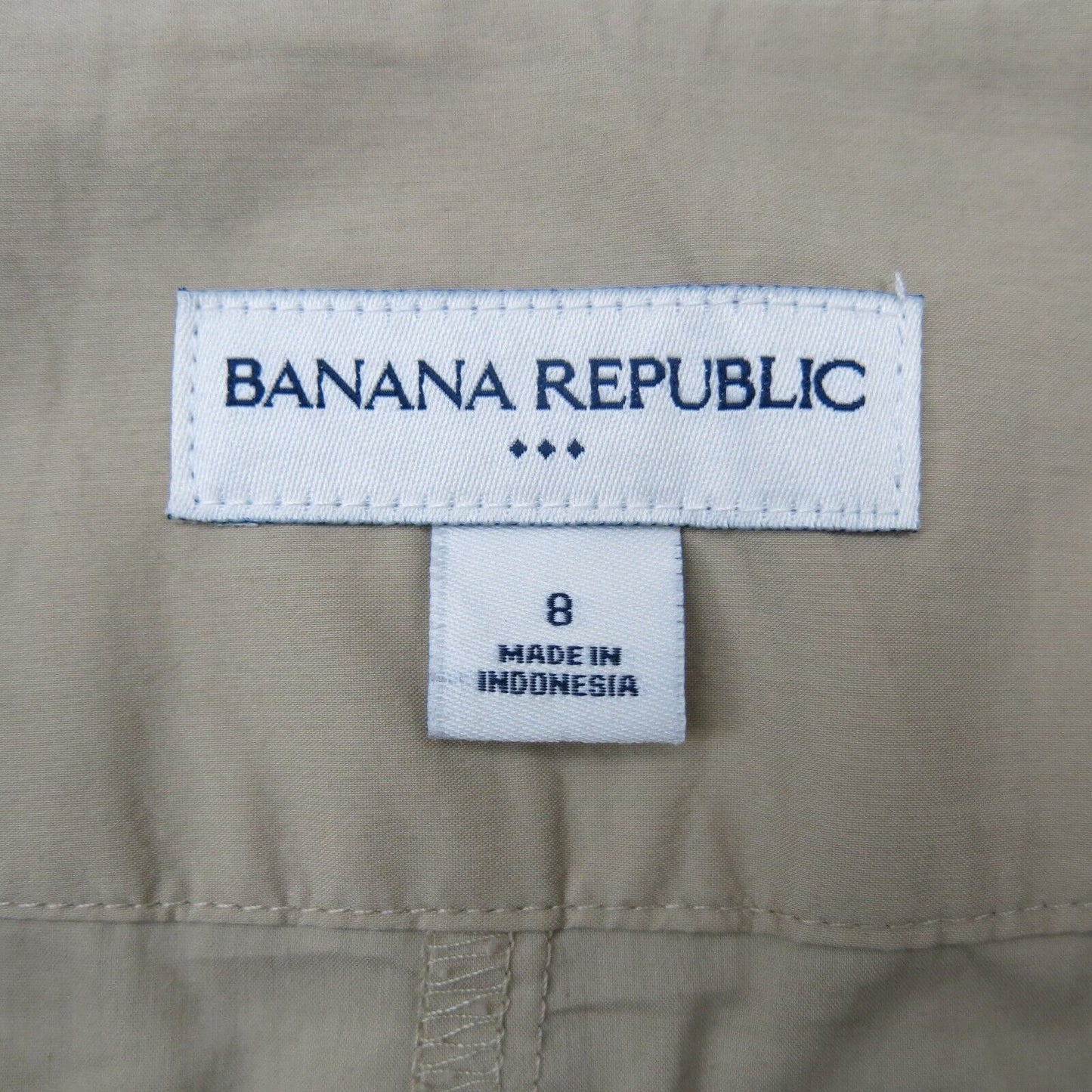Banana Republic Womens Straight Pencil Skirts Pleated Side Zip Beige Size 8