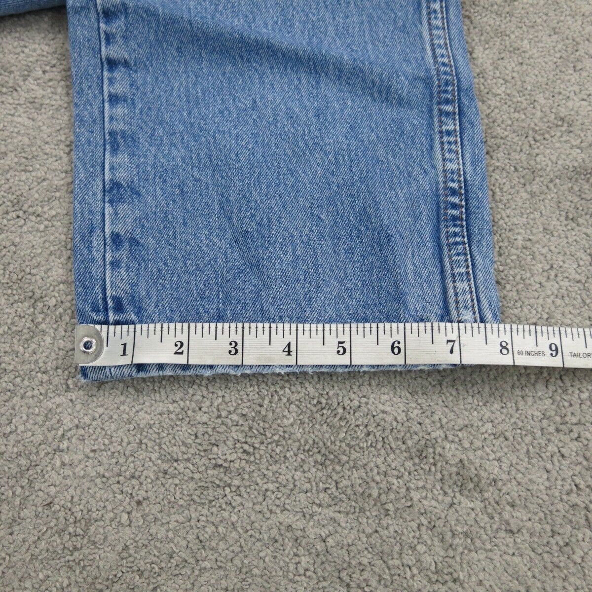 Levis Mens Jeans Straight Leg Denim Regular Fit Mid Rise Blue Size W34XL30