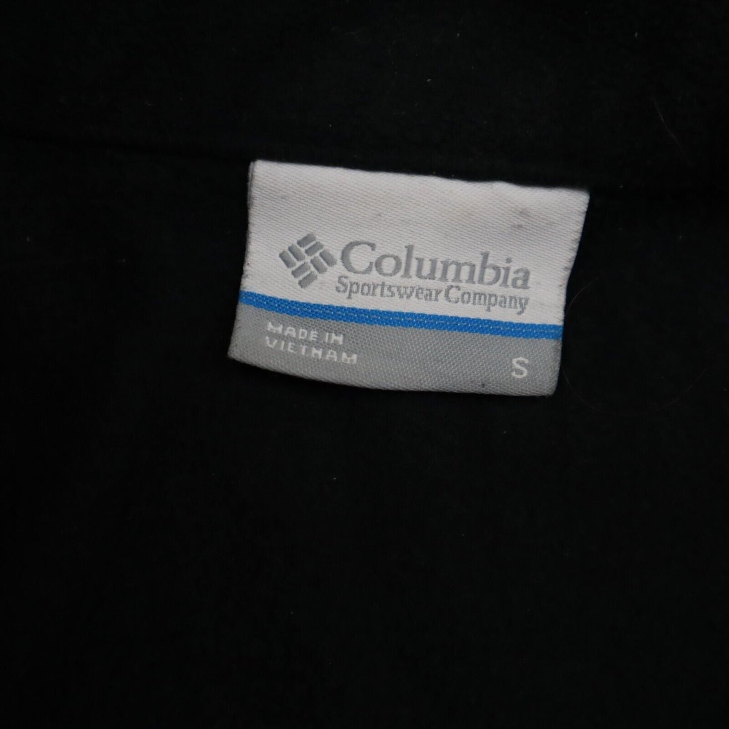 Columbia Sportswear Women Full Zip Fleece Jacket Long Sleeves Black Size Small