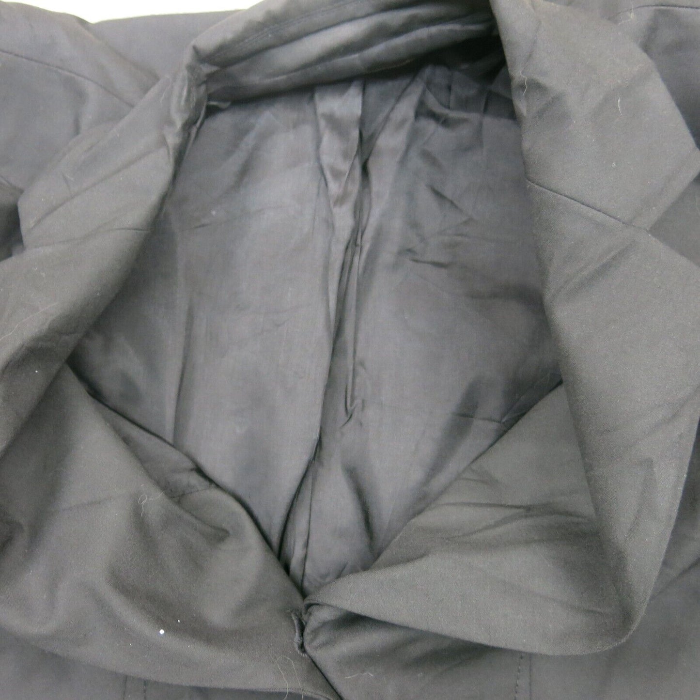 Ann Taylor Womens Blazer Coat Single Breasted Long Sleeves Pockets Black Size 12