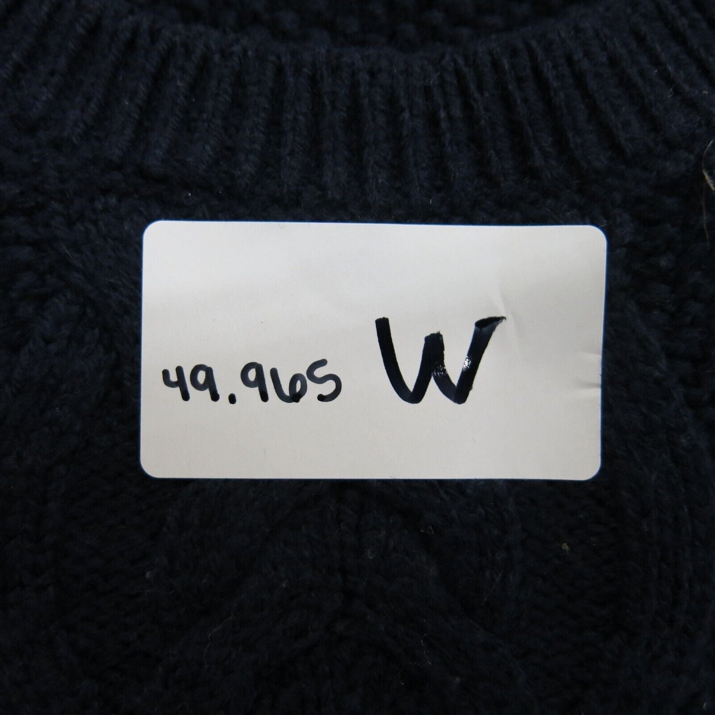 Tommy Hilfiger Womens Pullover Knitted Sweater Long Sleeves Crew Neck Blue SZ SP