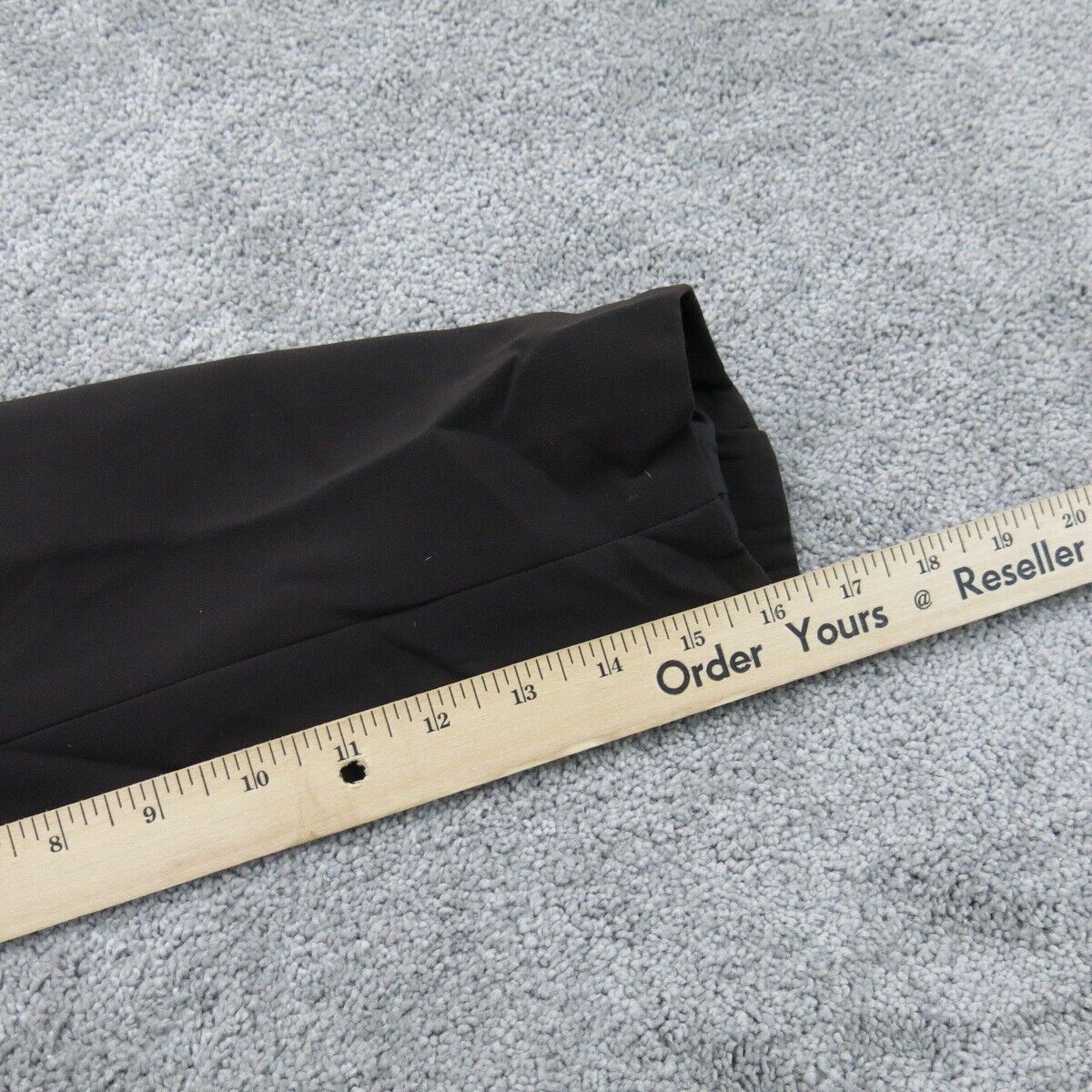 Tahari Womens Blazer Coat Single Breasted Long Sleeve Pockets Black Size 8