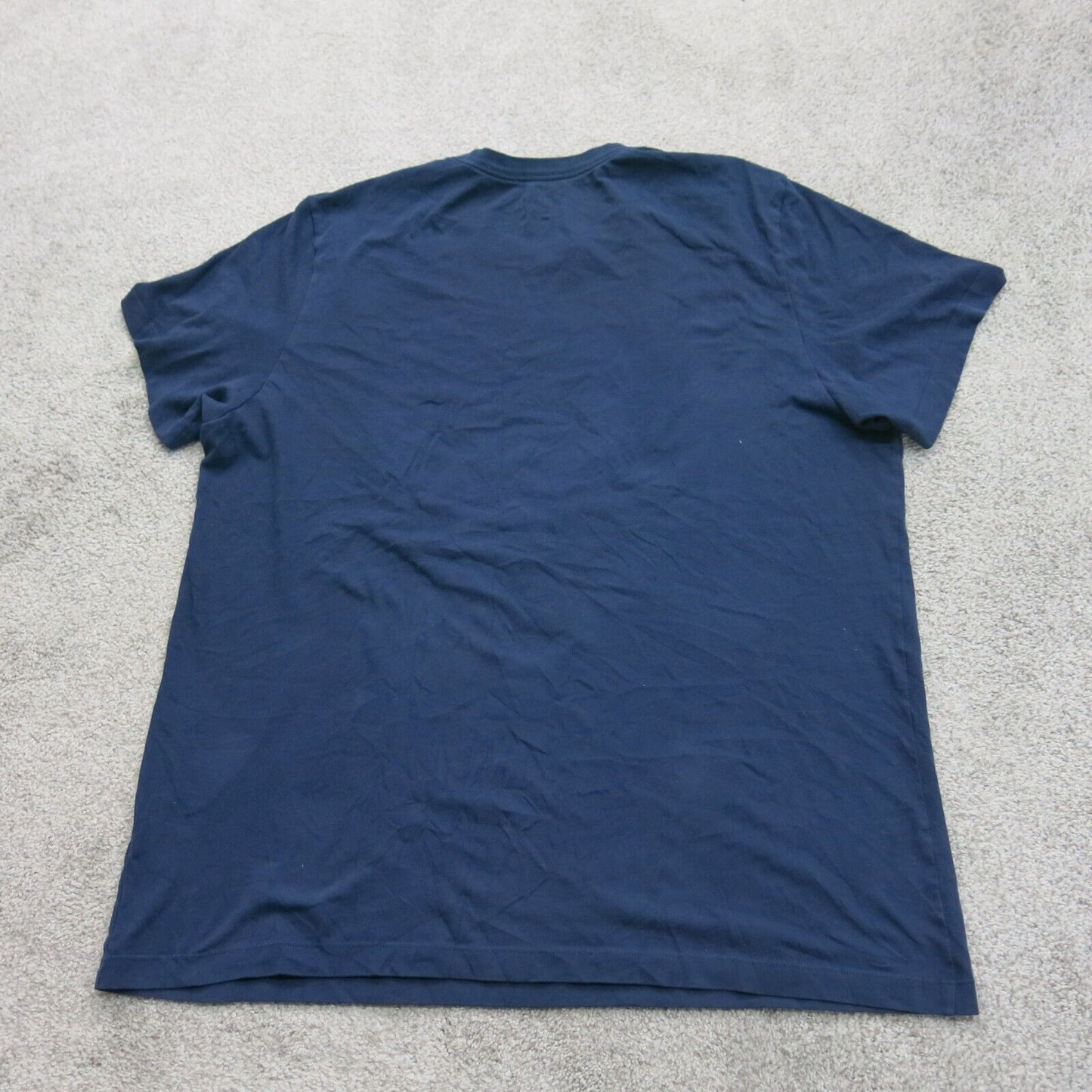 The Nike Tee Mens Crew Neck T Shirt Sports Logo Dri Fit Blue Size X Large