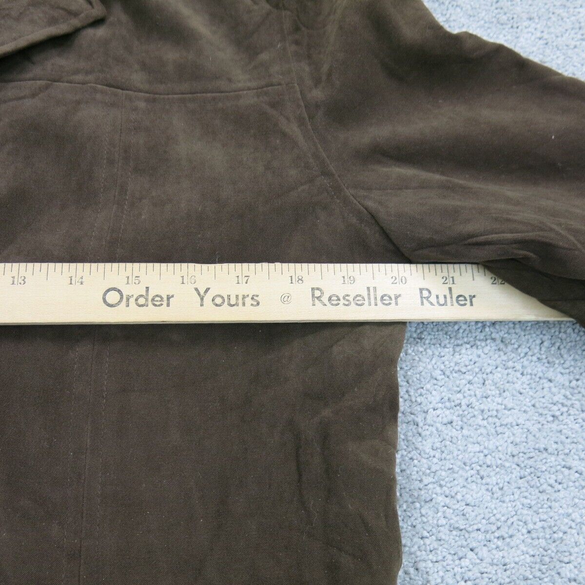 Talbots Womens Blazer Coat Jacket Single Breasted Long Sleeves Brown Size Small