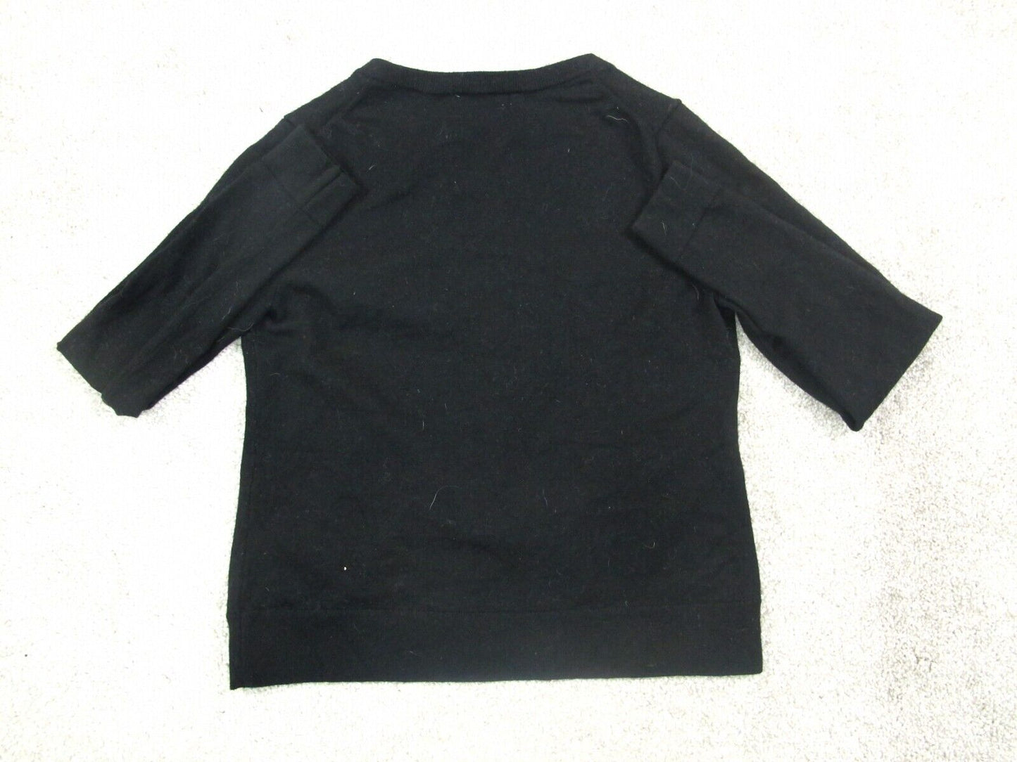 Banana Republic Womens Cardigan Sweater Knitted Long Sleeve Black Size Medium