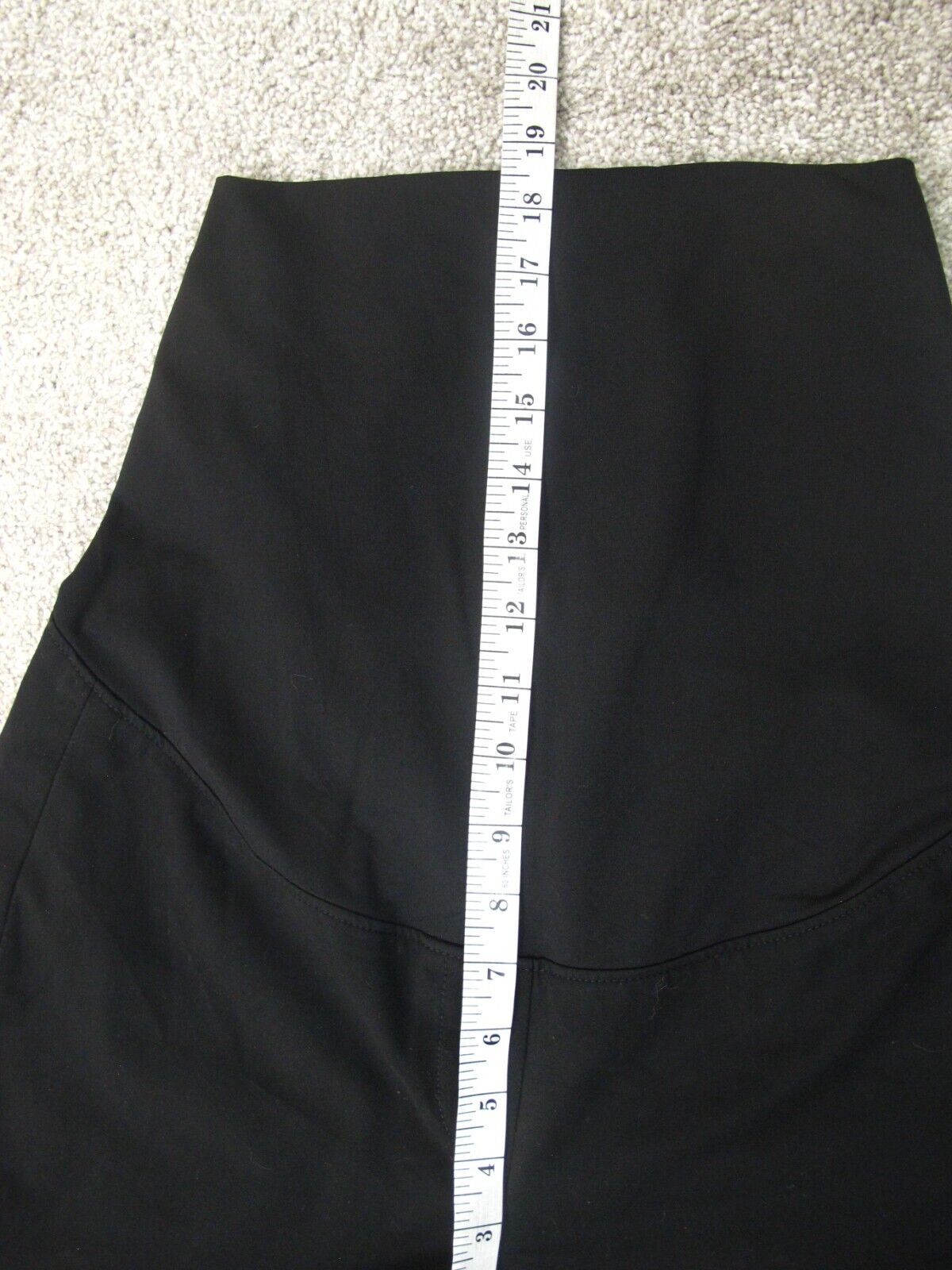 Ann Taylor LOFT Womens Legging Low Rise High Waist Wide Leg Black SZ Petite 6PM