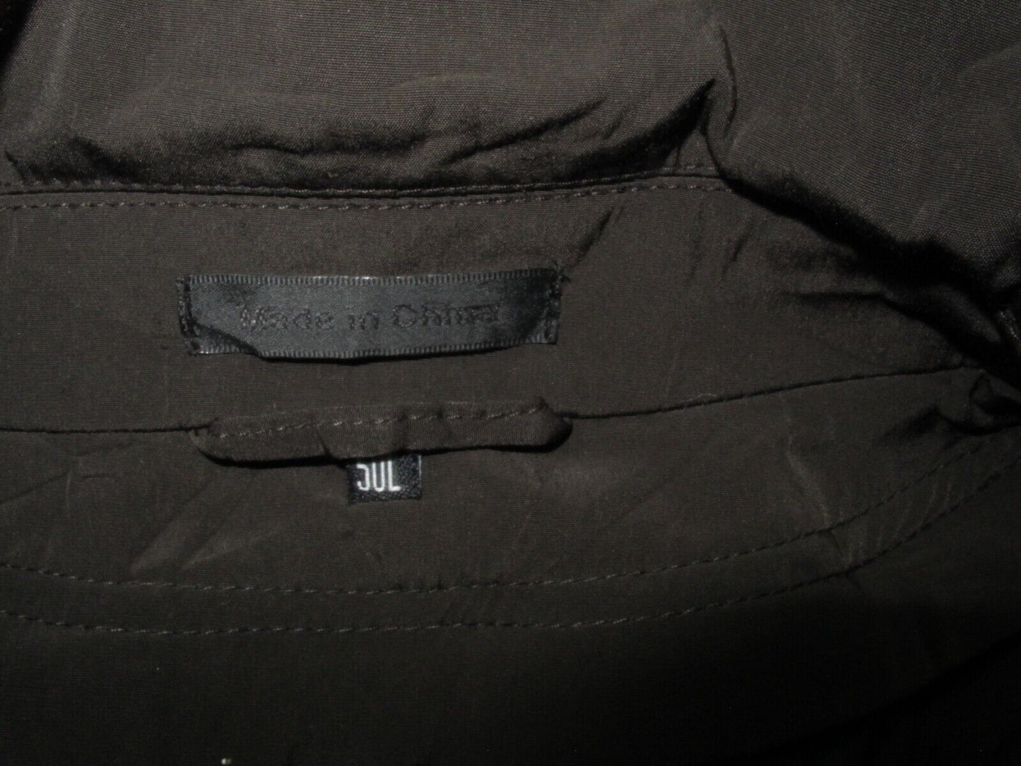 Calvin Klein Mens Over Coat Front Button Long Sleeves Mock Neck Black Size 50L