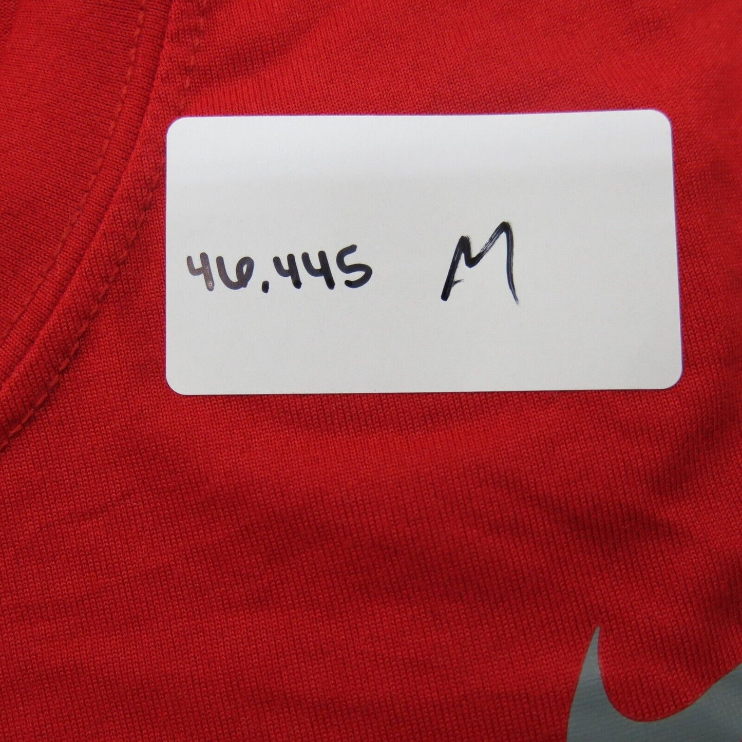 The Nike Tee Mens Crew Neck T Shirt Long Sleeves Dri Fit Logo Red Size X Large