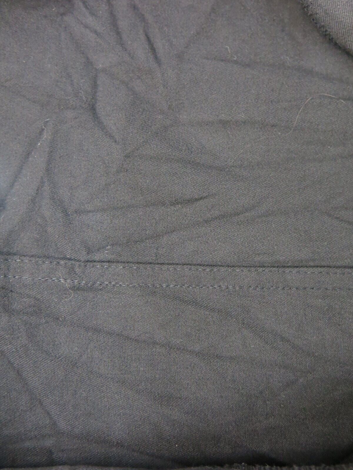 Talbots Womens Blazer Coat Single Breasted Pockets Stretch Black Size 6