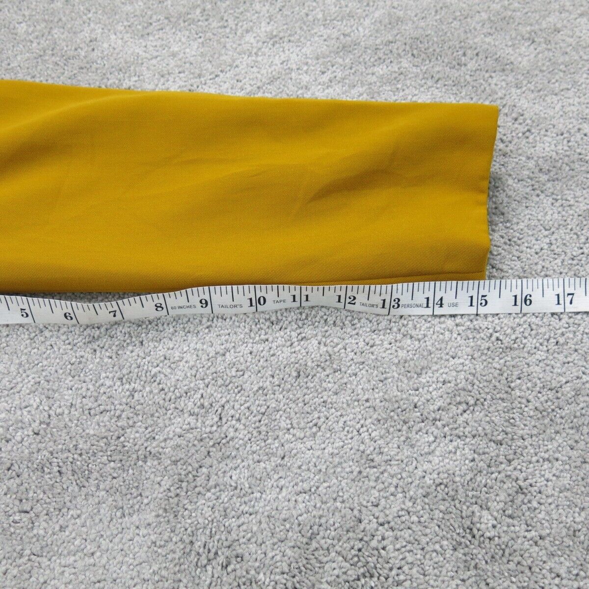 Express Womens Overcoat Single Breasted Long Sleeves Mustard Yellow Size Medium