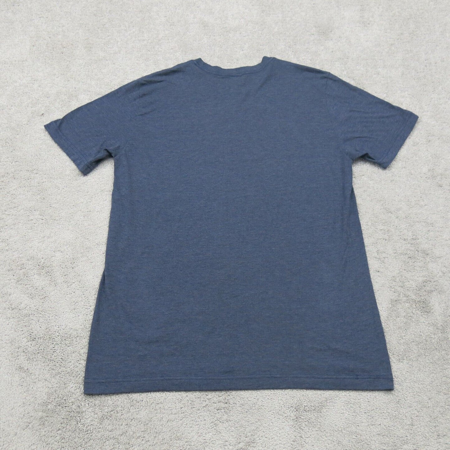 Nike Mens Crew Neck T Shirt Short Sleeves Regular Fit Heather Blue Size Large