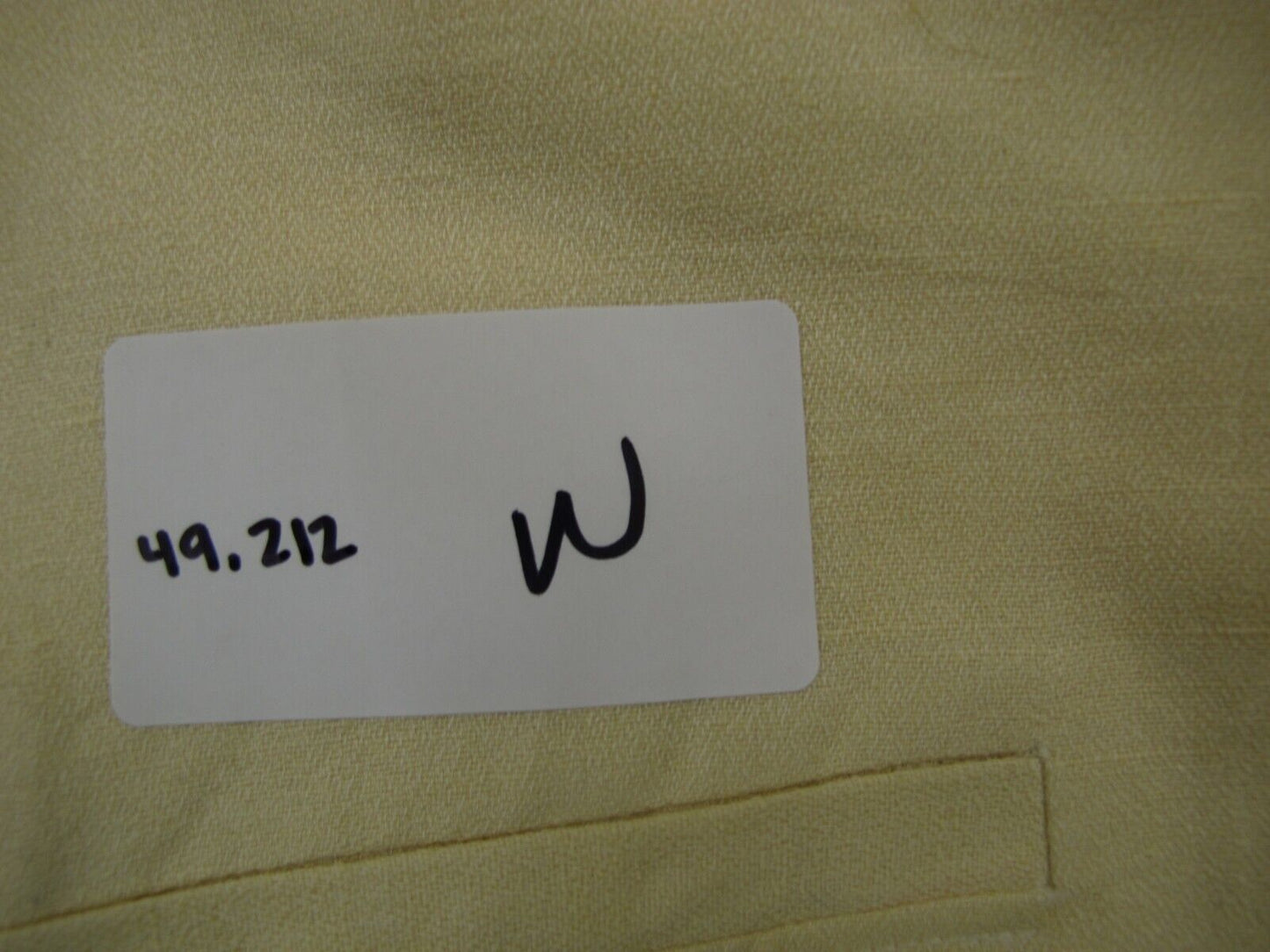 Ann Taylor Womens Blazer Coat Single Breasted Long Sleeves Light Yellow Size 6