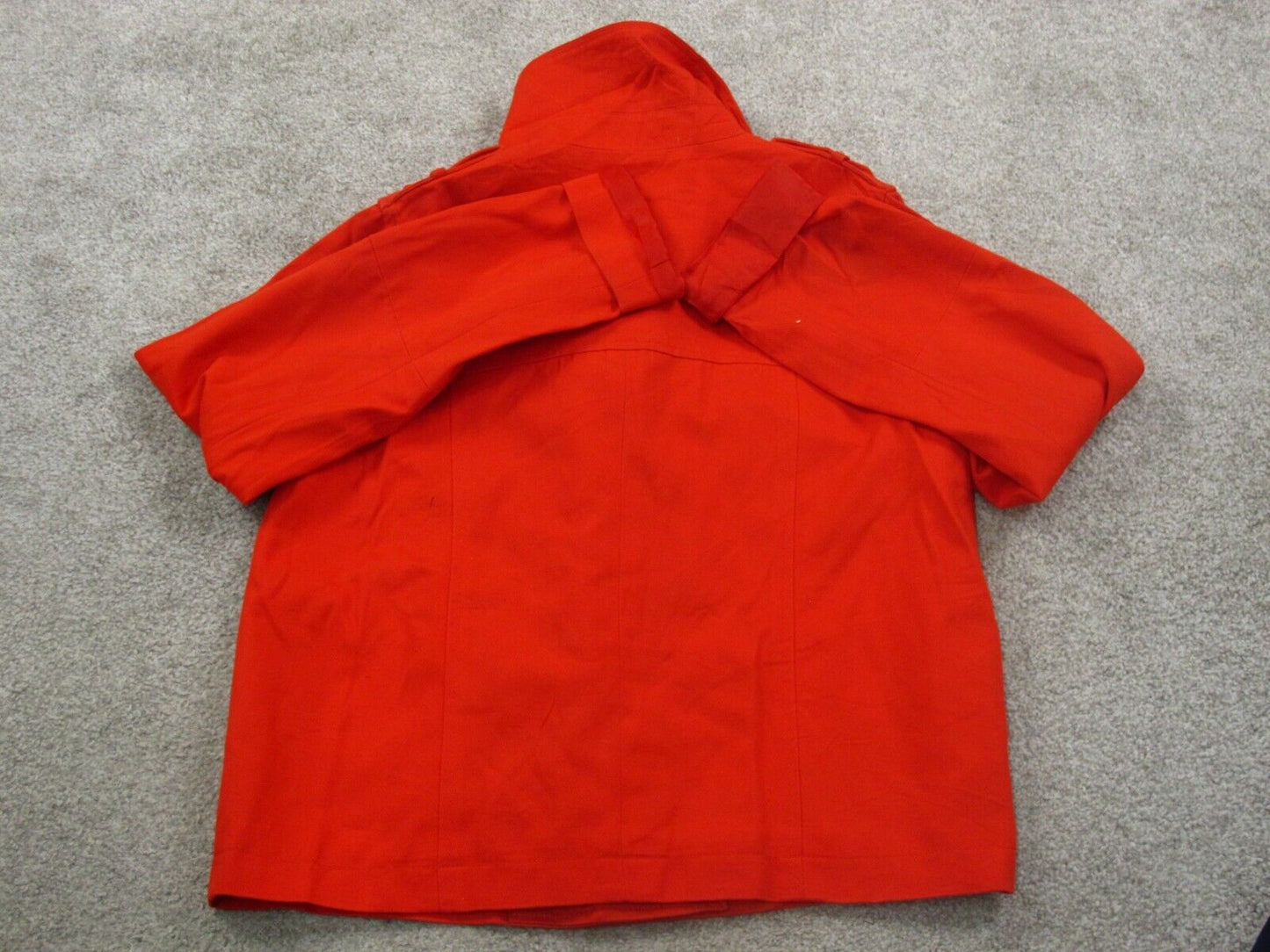 GAP Womens Pea Coat Long Sleeves Double Breasted Pockets Red Size Medium