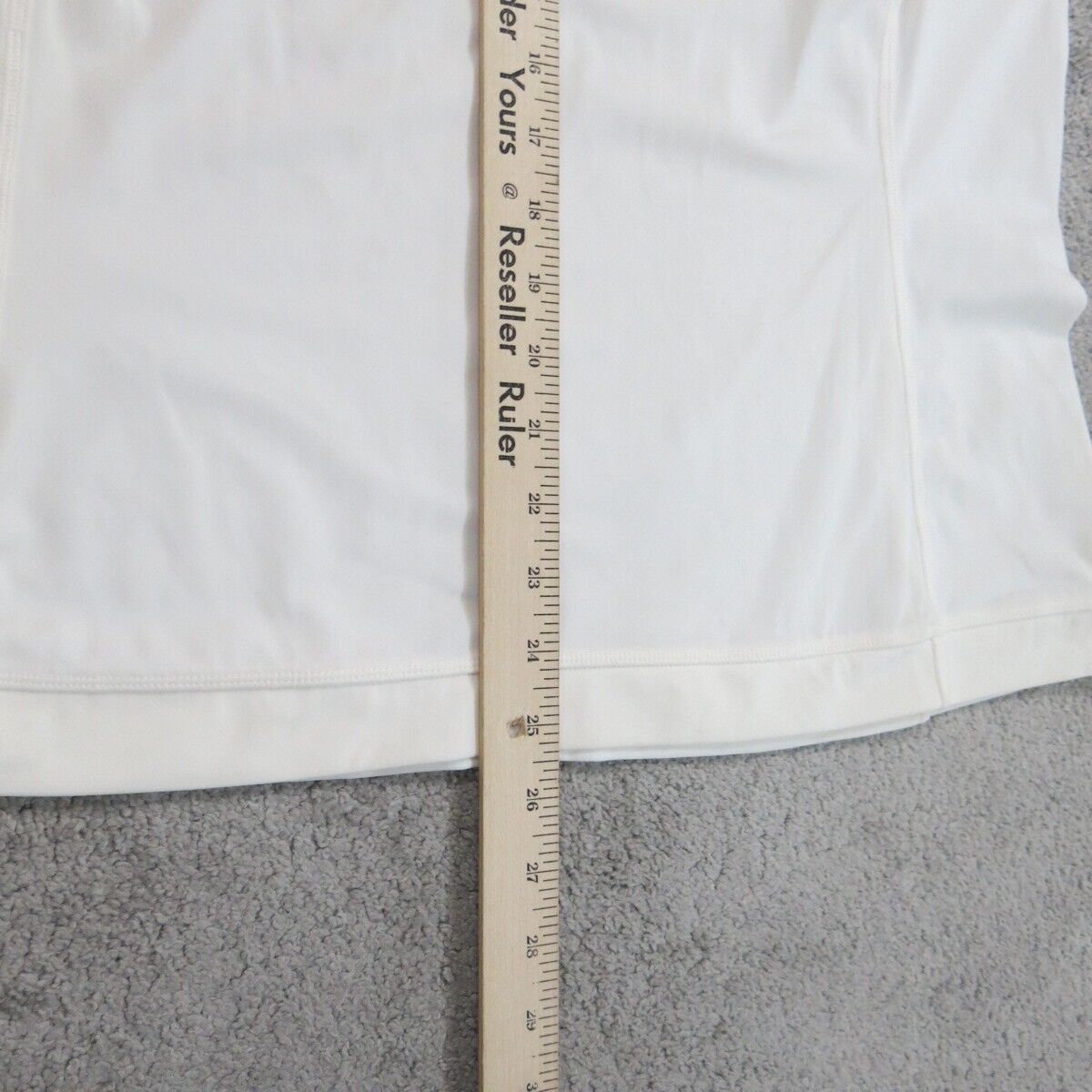 Lands End Womens Pullover T-Shirt Top Crew Neck Short Sleeve White Size X-Large