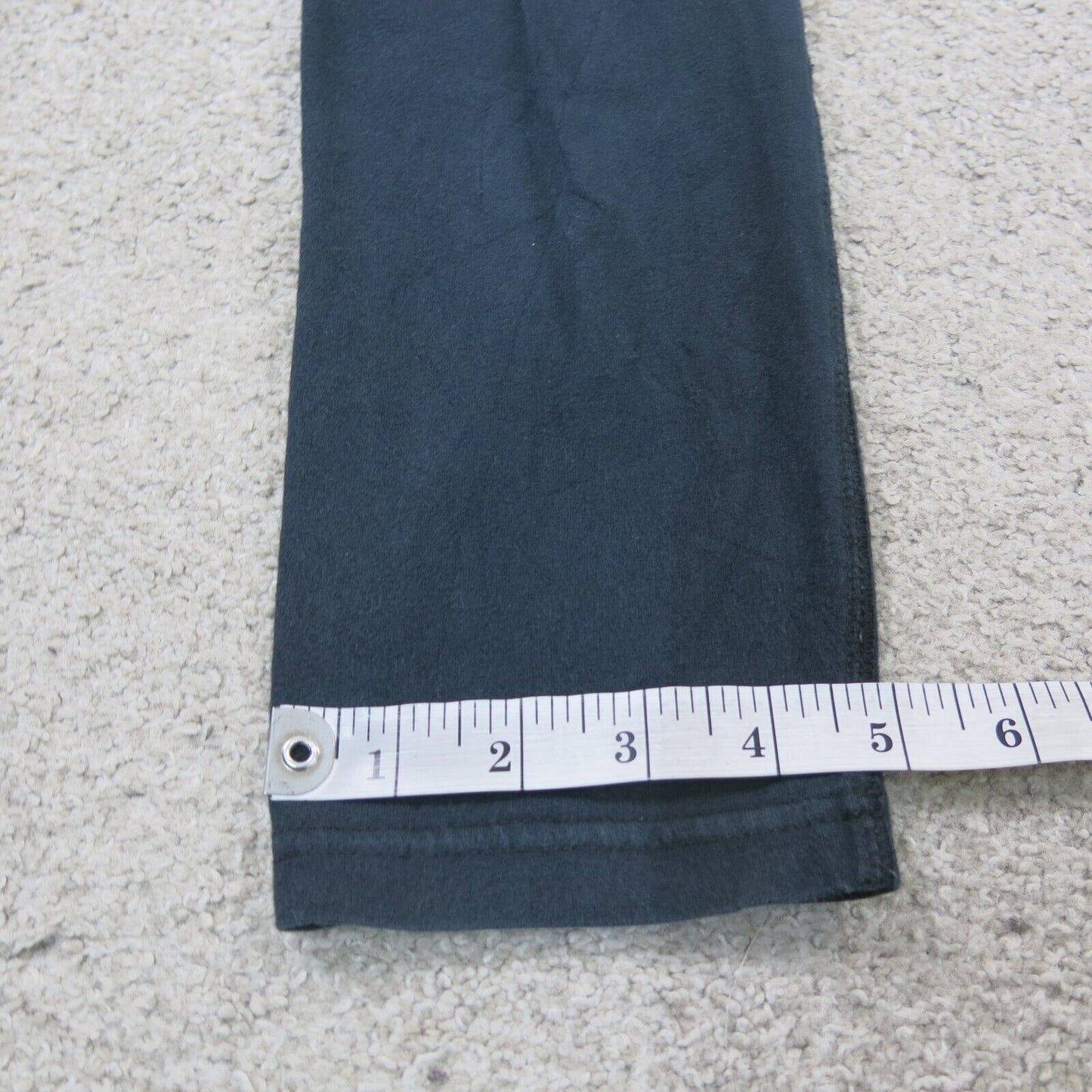 Nike Women Activewear Pant Capri Stretch Mid Rise Elastic Waist Black Size Small