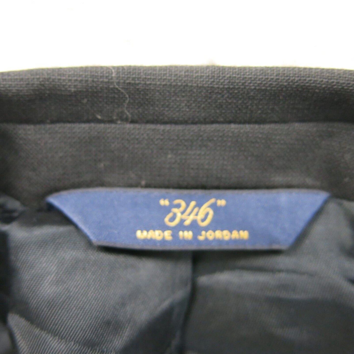 Brooks Brother Mens Blazer Coat Single Breasted 100% Wool Black Size 43R