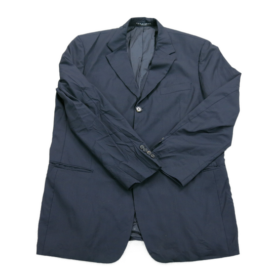 BOOS Hugo Boss Mens Long Blazer Coat Single Breasted Pockets Black Size 42R