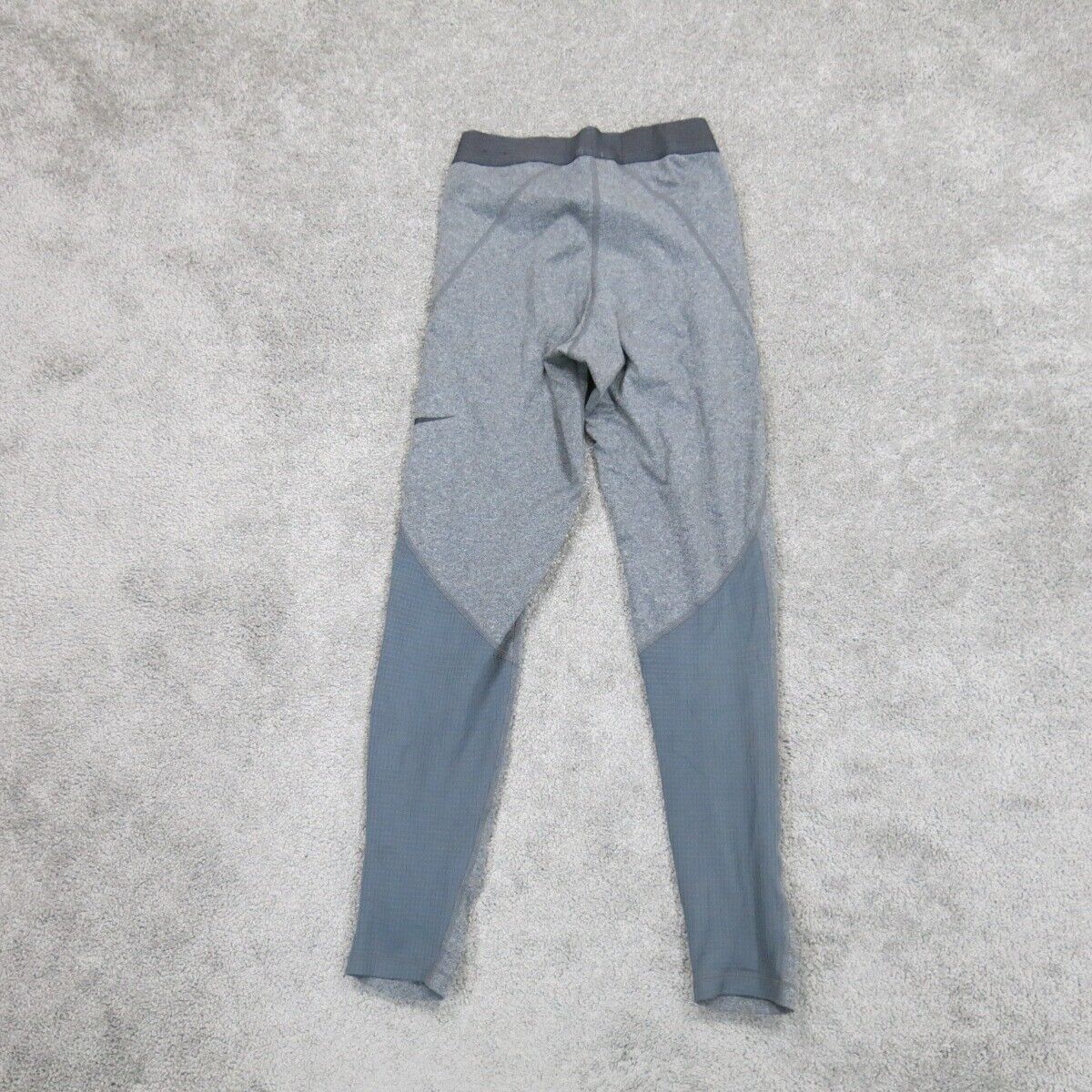 Nike Dri Fit Womens Activewear Legging Mid Rise Elastic Waist Gray Size Small