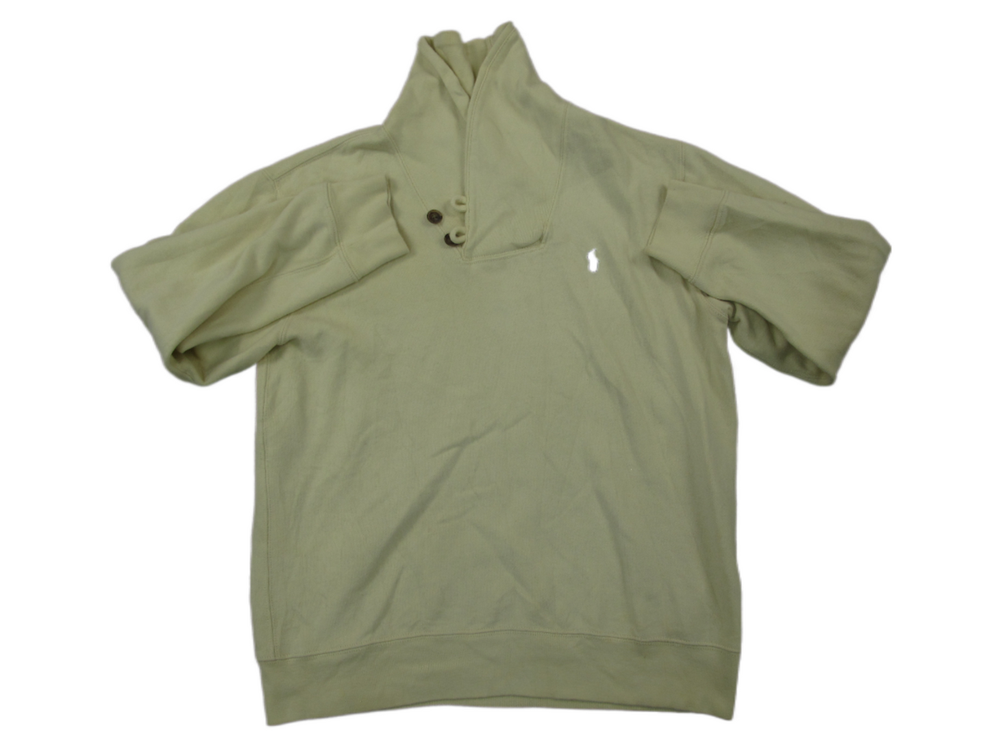 Polo Ralph Lauren Womens Pullover Sweater Long Sleeves Logo Light Yellow Size M